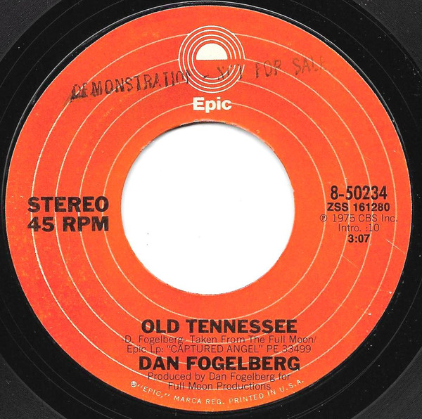 Accords et paroles Old Tennessee Dan Fogelberg