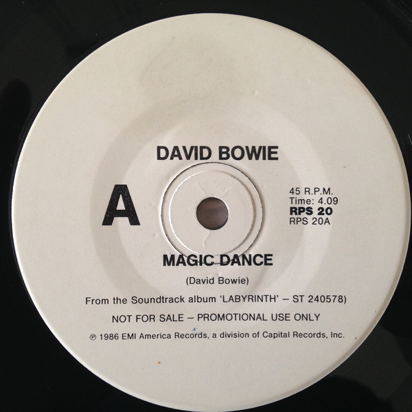 Accords et paroles Magic Dance David Bowie
