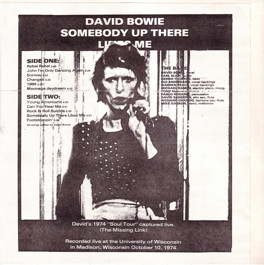 Accords et paroles Somebody Up There Likes Me David Bowie