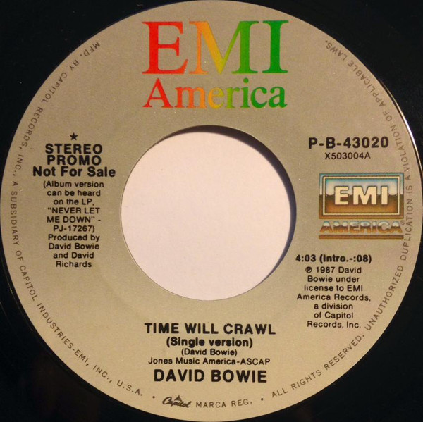 Accords et paroles Time Will Crawl David Bowie