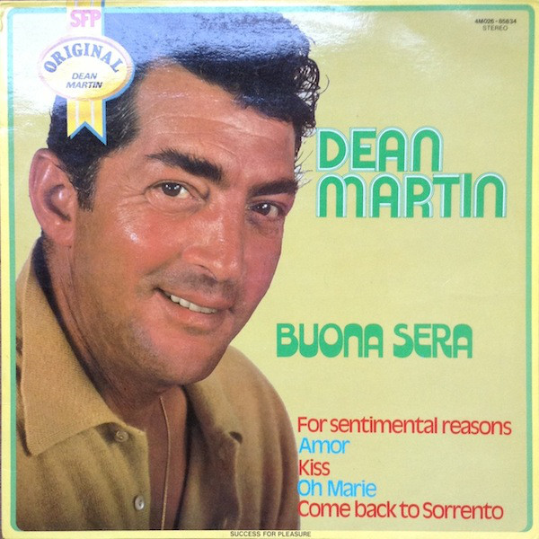 Accords et paroles Buona Sera Dean Martin