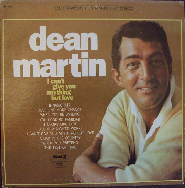 Accords et paroles I Can't Give You Anything But Love Dean Martin