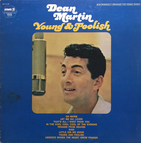 Accords et paroles Young And Foolish Dean Martin