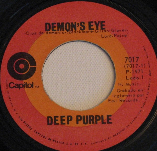 Accords et paroles Demons Eye Deep Purple