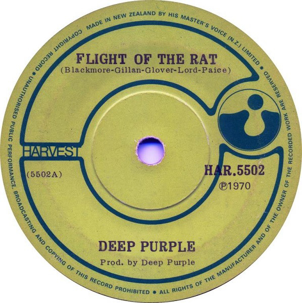 Accords et paroles Flight Of The Rat Deep Purple