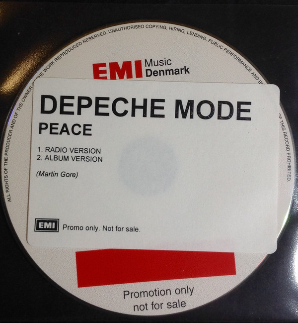 Accords et paroles Peace Depeche Mode
