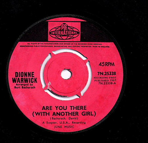Accords et paroles Are You There (With Another Girl) Dionne Warwick