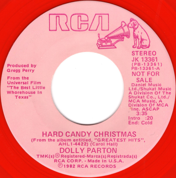 Accords et paroles Hard Candy Christmas Dolly Parton