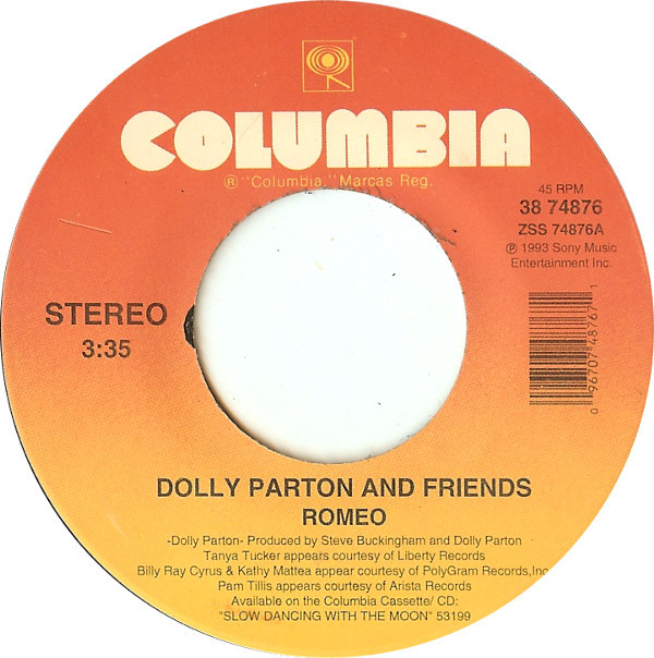Accords et paroles Romeo Dolly Parton