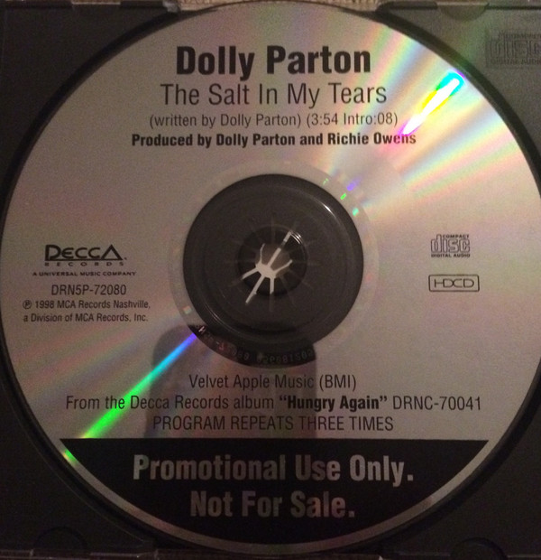Accords et paroles The Salt In My Tears Dolly Parton