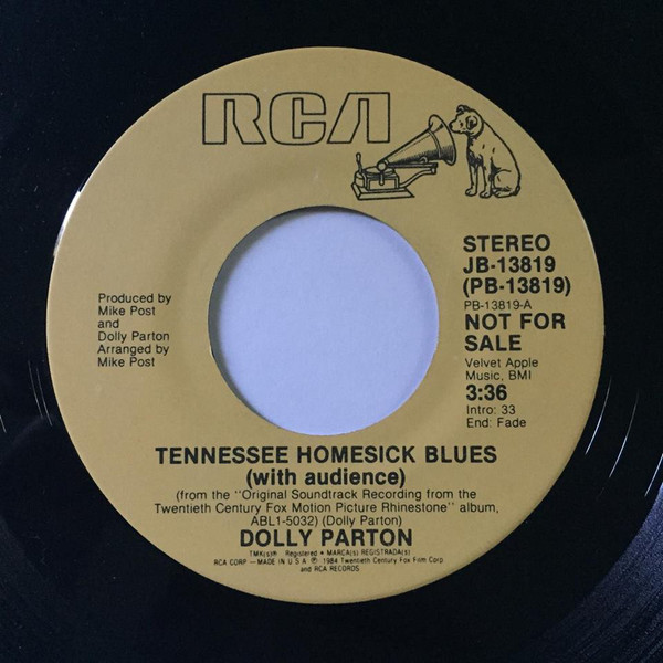 Accords et paroles Tennessee Homesick Blues Dolly Parton