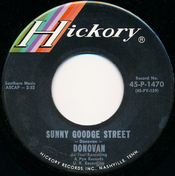 Accords et paroles Sunny Goodge Street Donovan