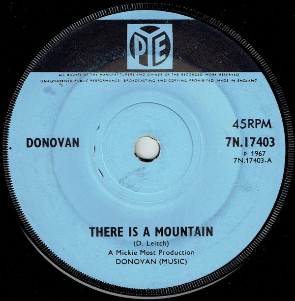 Accords et paroles There Is A Mountain Donovan