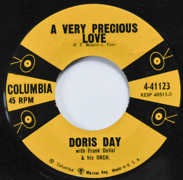 Accords et paroles A Very Precious Love Doris Day