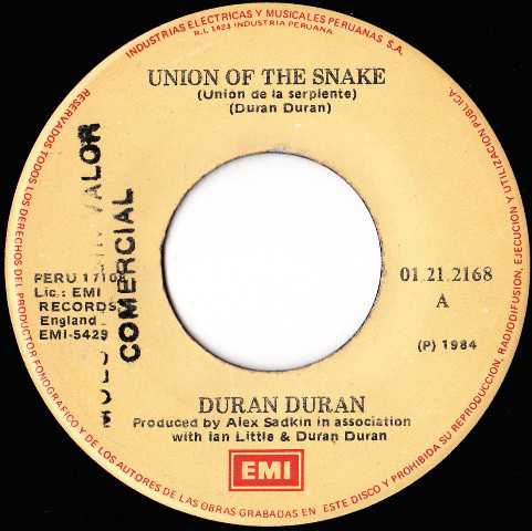 Accords et paroles Union of the snake Duran Duran