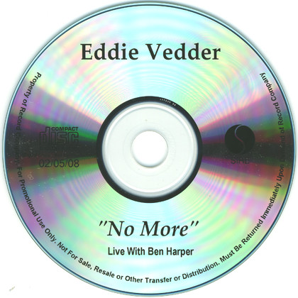 Accords et paroles No More Eddie Vedder