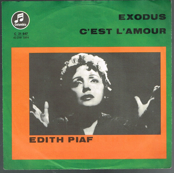 Accords et paroles Exodus Édith Piaf