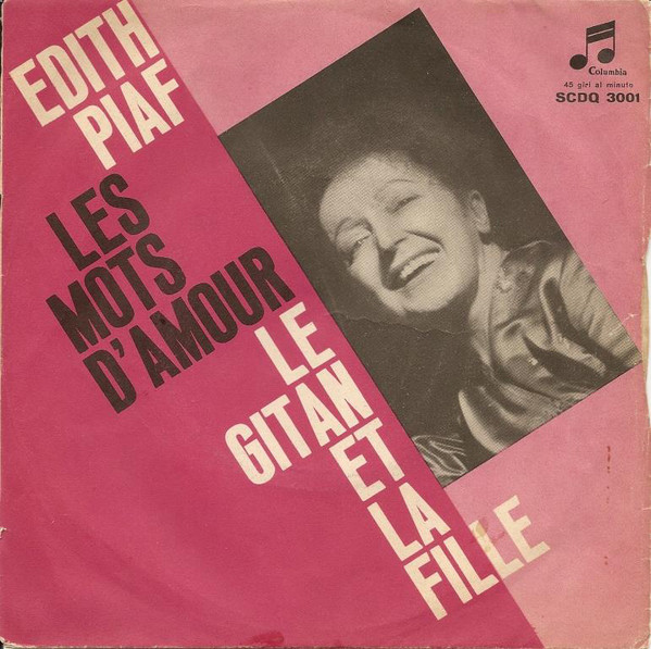 Accords et paroles Les mots d amour Édith Piaf