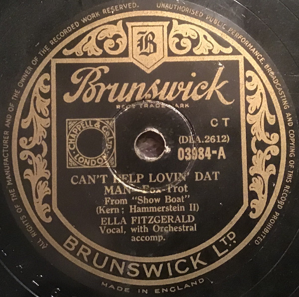 Accords et paroles Can't Help Lovin' Dat Man Ella Fitzgerald