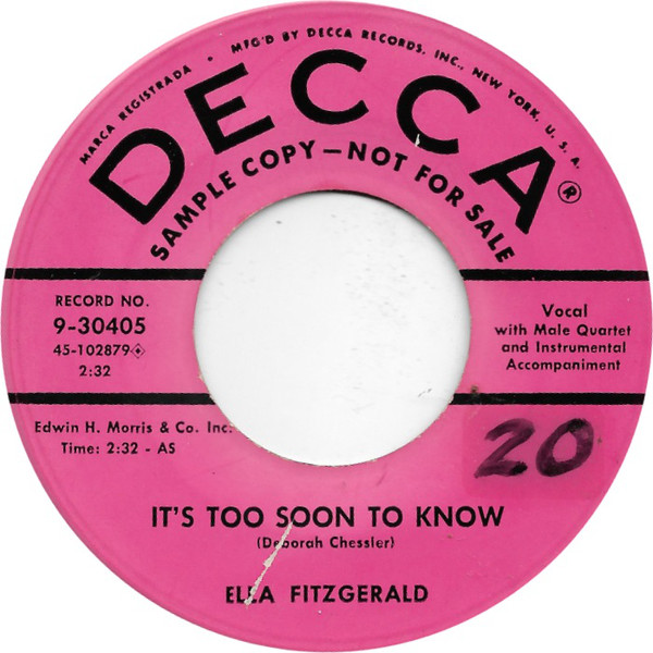 Accords et paroles Goody, Goody Ella Fitzgerald