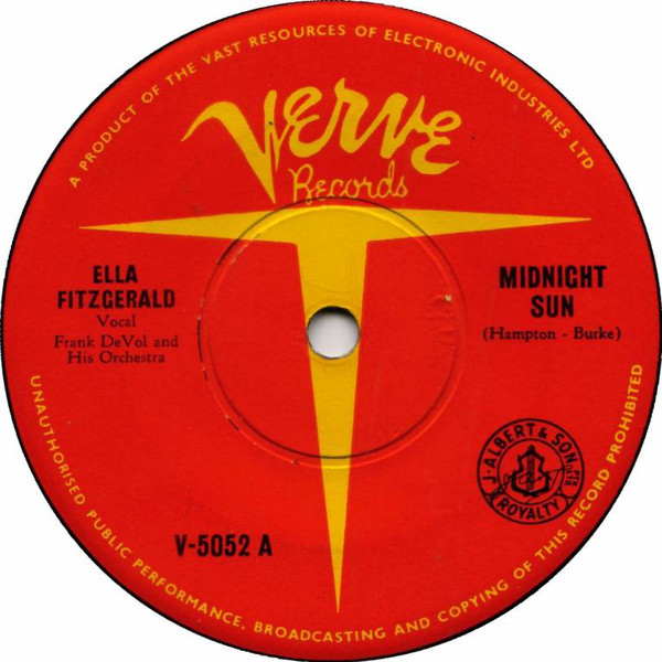 Accords et paroles Midnight sun Ella Fitzgerald