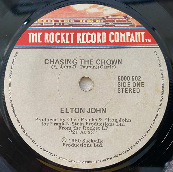 Accords et paroles Chasing The Crown Elton John