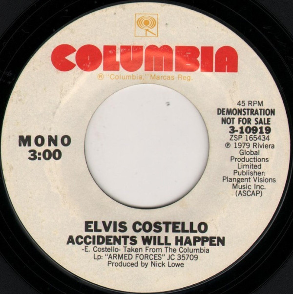 Accords et paroles Accidents Will Happen Elvis Costello