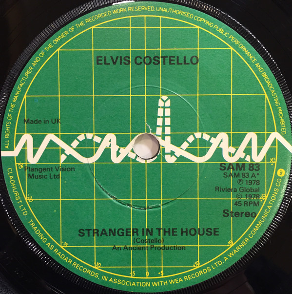 Accords et paroles Stranger In The House Elvis Costello