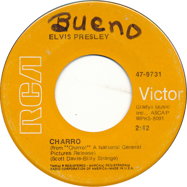 Accords et paroles Charro Elvis Presley
