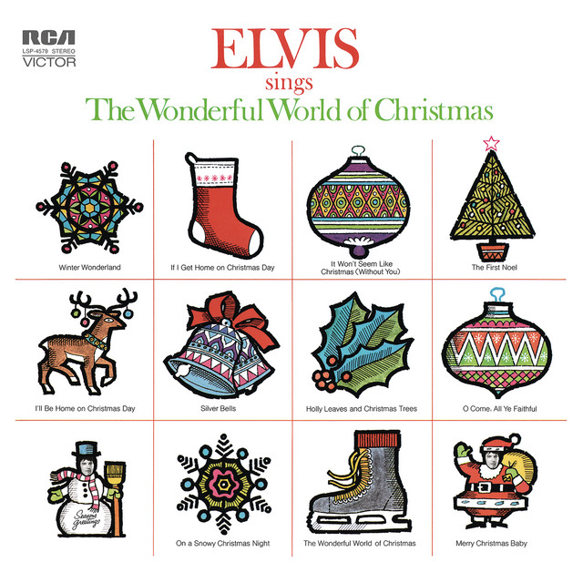Accords et paroles Holly Leaves And Christmas Trees Elvis Presley