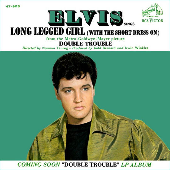 Accords et paroles Long Legged Girl With The Short Dress On Elvis Presley