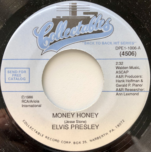 Accords et paroles Money Honey Elvis Presley