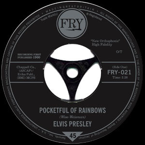 Accords et paroles Pocketful of Rainbows Elvis Presley