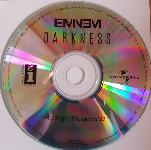 Accords et paroles Darkness Eminem