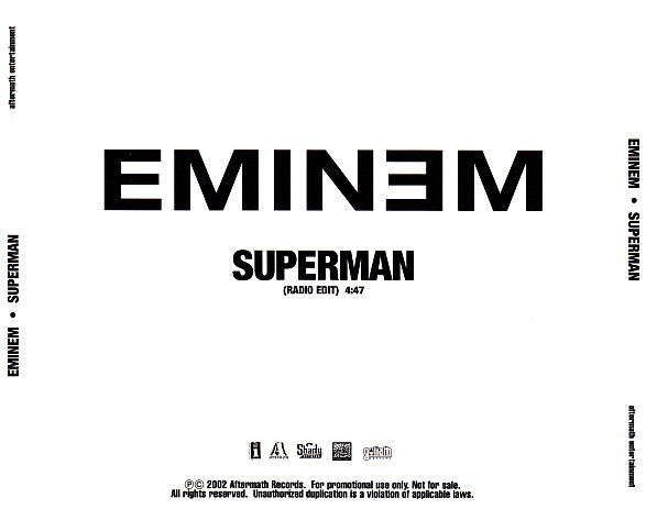 Accords et paroles Superman Eminem