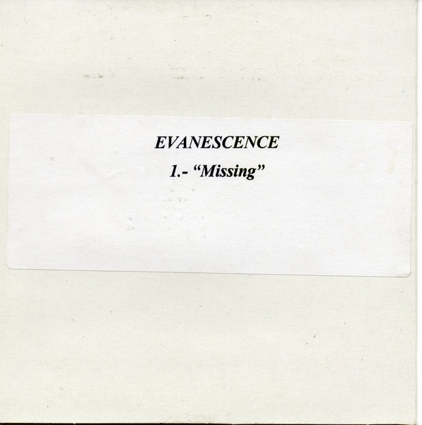 Accords et paroles Missing Evanescence