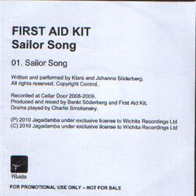 Accords et paroles Sailor Song First Aid Kit