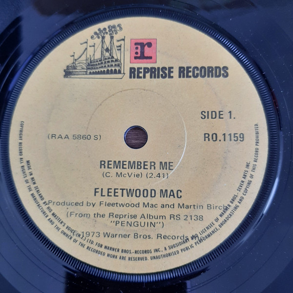 Accords et paroles Remember Me Fleetwood Mac