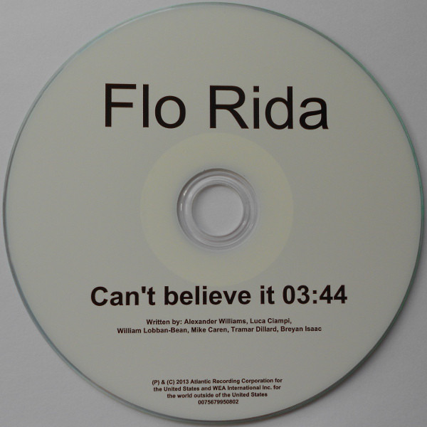 Accords et paroles Can't Believe It Flo Rida