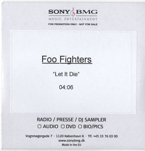 Accords et paroles Let It Die Foo Fighters
