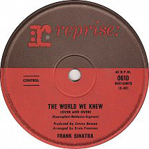 Accords et paroles The World We Knew Over And Over Frank Sinatra