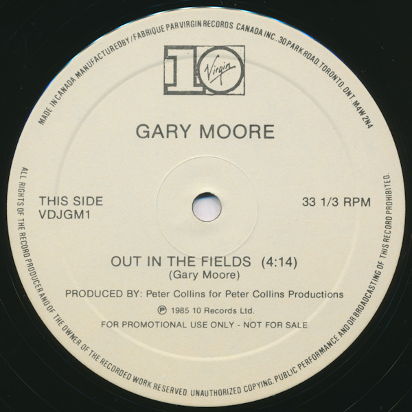 Accords et paroles Out In The Fields Gary Moore