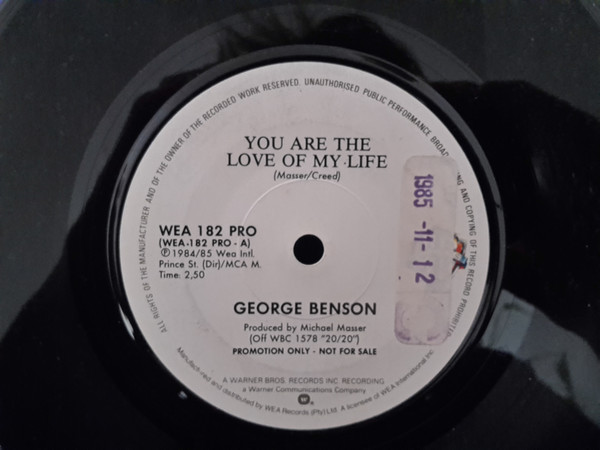 Accords et paroles You Are The Love Of My Life George Benson