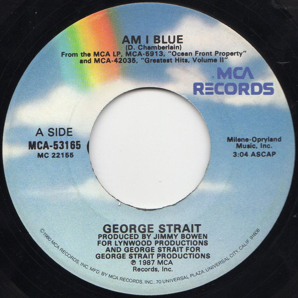 Accords et paroles Am I Blue George Strait