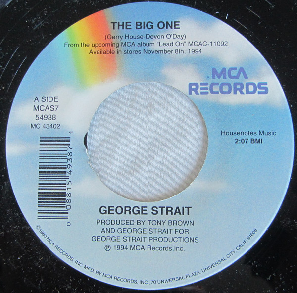 Accords et paroles The Big One George Strait