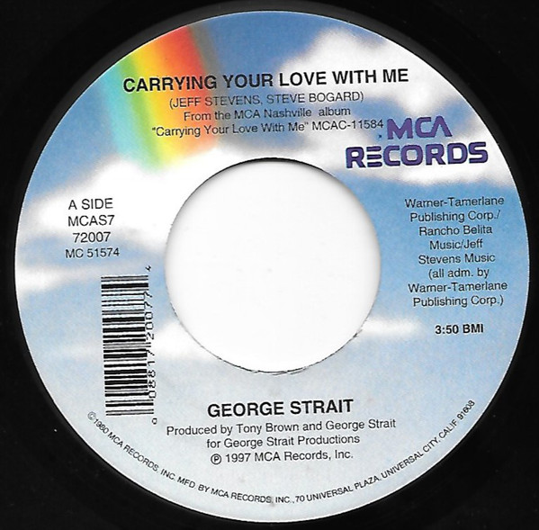 Accords et paroles Carrying Your Love With Me George Strait