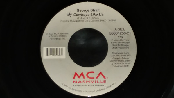 Accords et paroles Cowboys Like Us George Strait