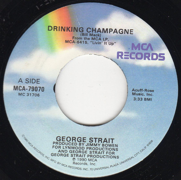 Accords et paroles Drinking Champagne George Strait