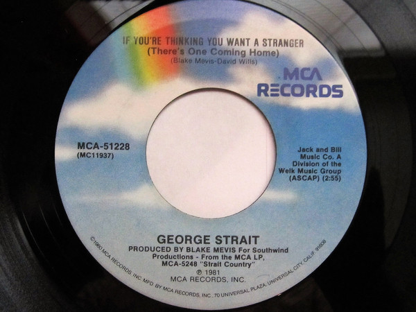 Accords et paroles If Youre Thinking You Want A Stranger George Strait