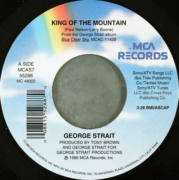 Accords et paroles King of the Mountain George Strait